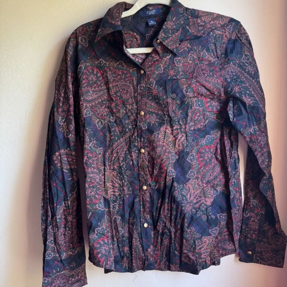 Chaps Paisley Wizard Button-Up